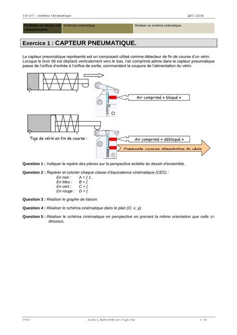 PDF Exercice 1 CAPTEUR PNEUMATIQUE Cpge Brizeux Frma