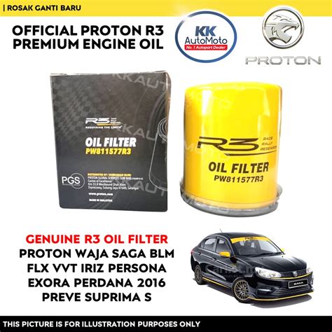 Pw R Proton R Genuine Oil Filter Saga Blm Fl Flx Persona Lama