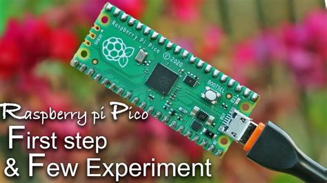 New Raspberry Pi Pico Beginners Guide Some Experiments Youtube