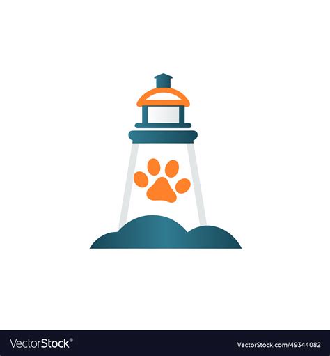 Animal shelter filled colorful logo Royalty Free Vector