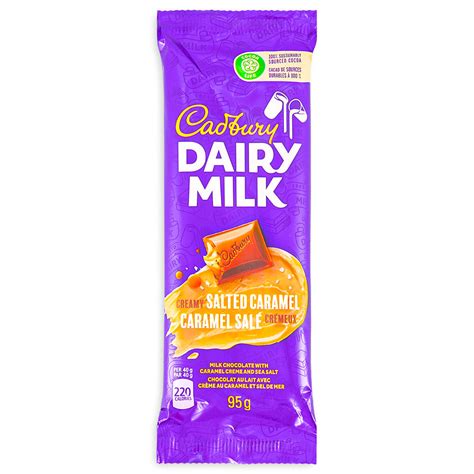 Cadbury Dairy Milk Creamy Salted Caramel Bars 95g 12pk Iwholesalecandyca