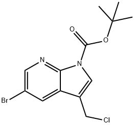 Tert Butyl Bromo Chloromethyl Pyrrolo B Pyridin Carboxylate