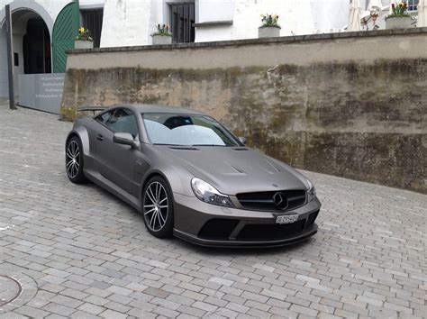 For Sale Stunning Matt Grey Mercedes Benz Sl 65 Amg Black Series Gtspirit