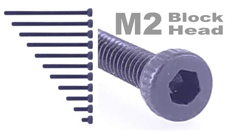 Bolts M2 Block Head Cube Fpv