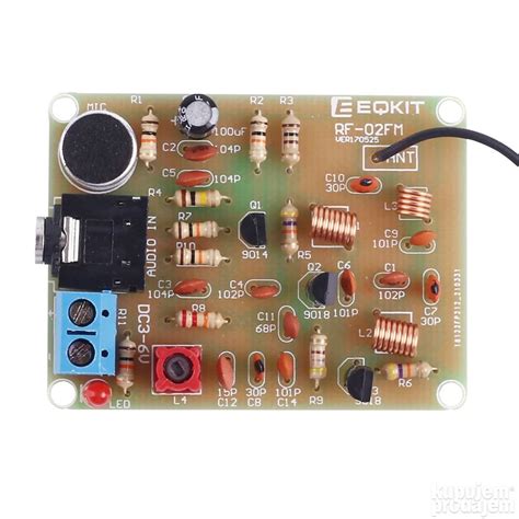 Dc V Fm Radio Predajnik Rf Fm Diy Komplet Za Sastavlja