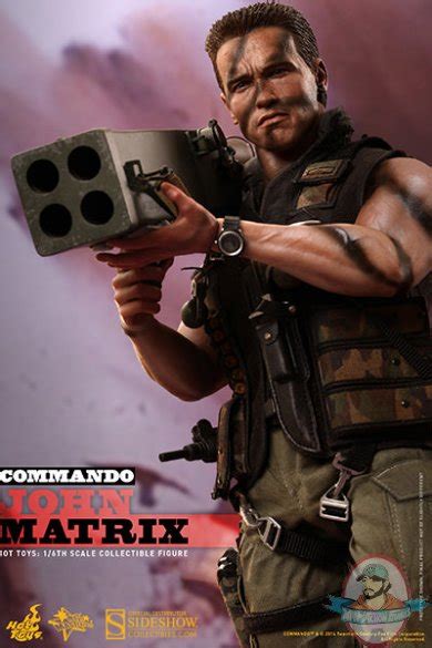 Commando John Matrix Action Figure Mms Hot Toys Used Jc Man Of Action Figures