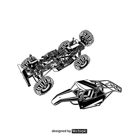 Design Rc Buggy Car Assembly Free Vector VECTORPIC