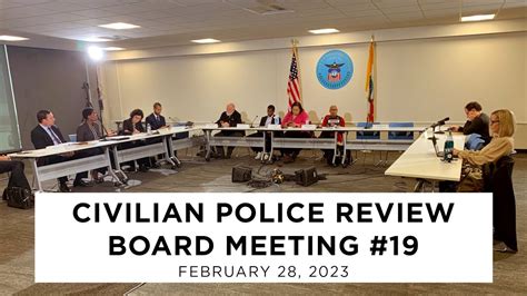 Columbus Civilian Police Review Board Meeting 19 Youtube