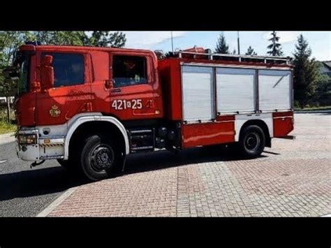 WYJAZD ALARMOWY 421 K 25 GCBA Rt 5 25 Scania P380 ISS Wawrzaszek