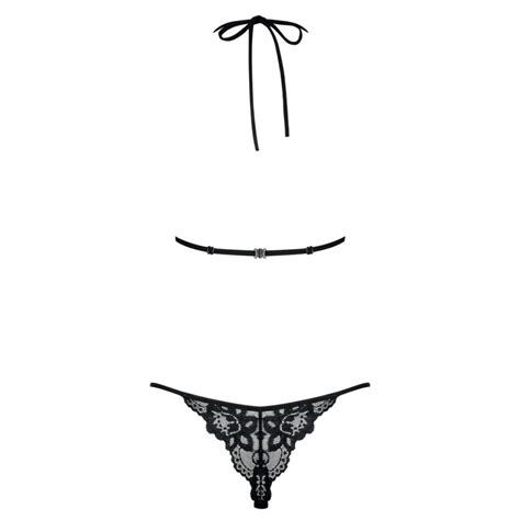 Sexy Completino Intimo Hot Obsessive Idillia Teddy Nero Intimorosa