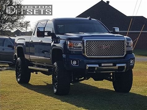 2015 Gmc Sierra 2500 Hd Fuel Assault Bds Suspension Suspension Lift 65 Custom Offsets