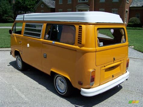 1977 Chrome Yellow Volkswagen Bus T2 Camper Van 32391803 Photo 3 Car Color