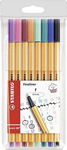 STABILO Point 88 Pochette De 8 Stylos Feutres Pointe Fine Format