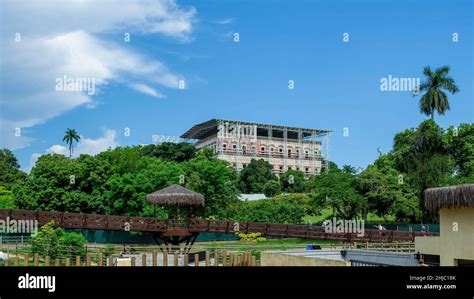 Antiguo Palacio Imperial En Obras En Quinta Da Boa Vista Que Es Un