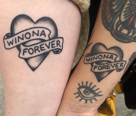 BFF and I finally decided on our BFF tattoos (FTFY Johnny) : r/winonaryder