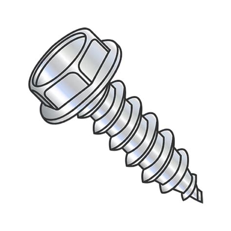 Usa Industrials Self Drilling Screw X Zinc Plated Steel