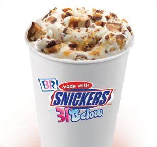 Baskin-Robbins | Made with Snickers 31° Below® | Baskin robbins, Yummy ...