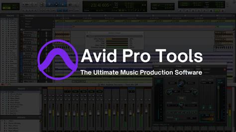 avid pro tools  ultimate  production software