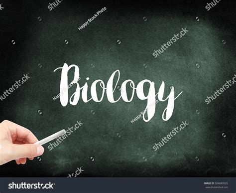 Biology Written On A Blackboard Ad Ad Biologywrittenblackboard