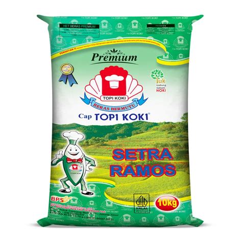 Topi Koki Beras Setra Ramos Rice 10kg ASTRO