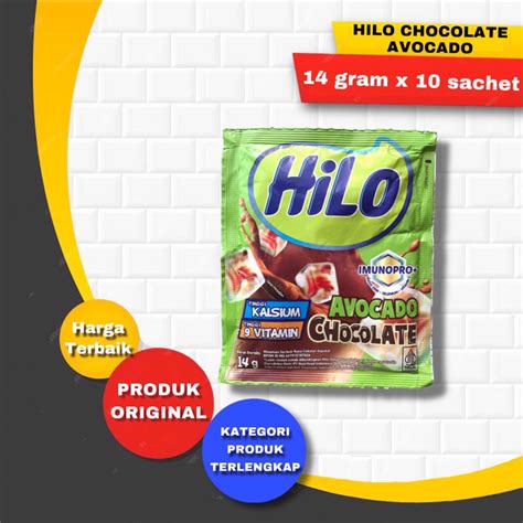 Jual Hilo Chocolate Avocado Minuman Susu Serbuk Sachet Renceng Tinggi