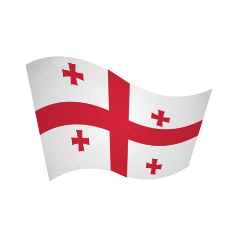 Hình ảnh Cờ Georgia Png Georgia Lá Cờ Quốc Gia Png Và Vector Với