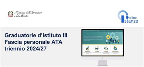 Aggiornamento Graduatorie ATA III Fascia 2024 2027 Online La Guida Del