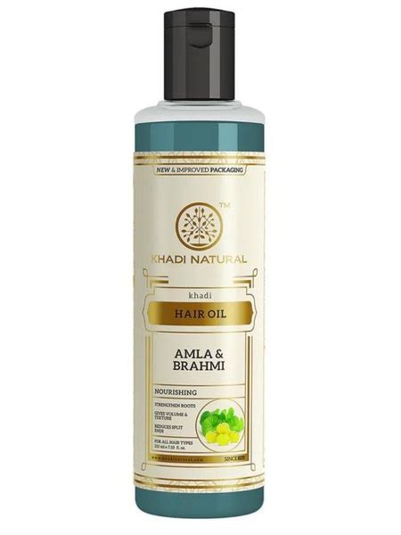 Масло для волос Амла и Брахми Кхади (Khadi Amla & Brahmi Herbal Hair ...