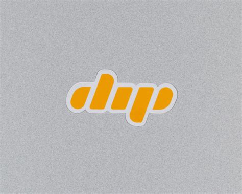 'dip' logo mark sticker - gold - Dip Devices