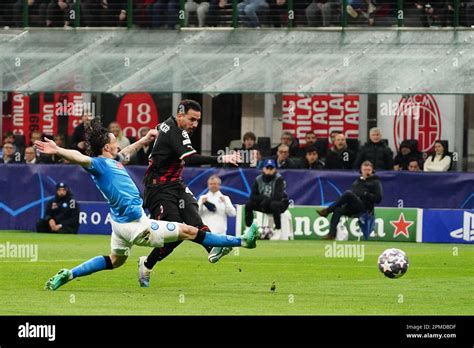 Ismael Bennacer Ac Milan Scores The Goal Of 1 0 During The Uefa