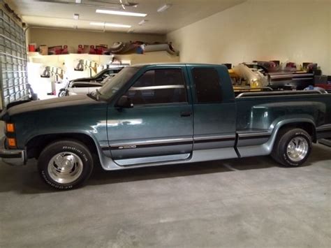 1995 Chevy Custom Extended Cab Stepside Pickup 2gbec19k1s1165123