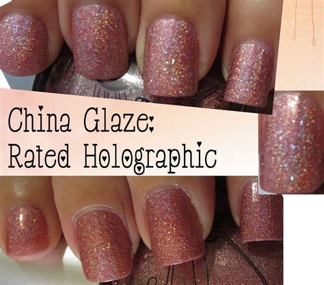 The Manicured Monkey: China Glaze: Rated Holographic