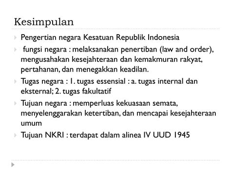 Ppt Pengertian Fungsi Dan Tujuan Nkri Powerpoint Presentation Free