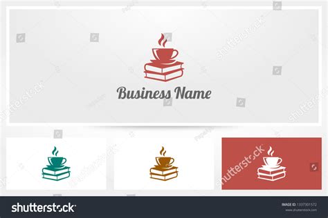 Coffee Book Logo Stock Vector Royalty Free 1337301572 Shutterstock