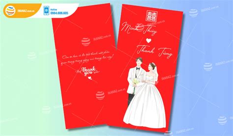 In bao lì xì đám cưới giá rẻ lấy ngay Mẫu hot trend 2025