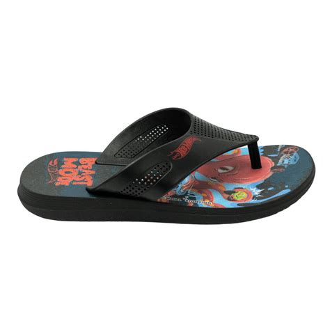 Chinelo Grendene Hot Wheels Race Super Flop Preto Islen Cal Ados