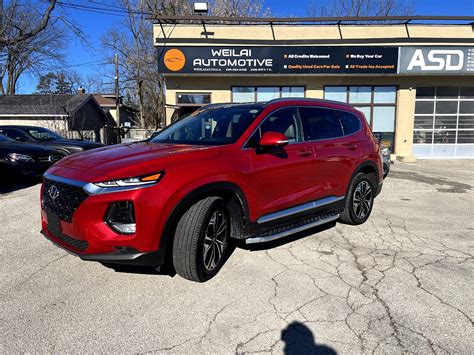 ﻿2019﻿ ﻿hyundai﻿ ﻿santa Fe﻿ ﻿ultimateloadedlow Mileage﻿ Weilai