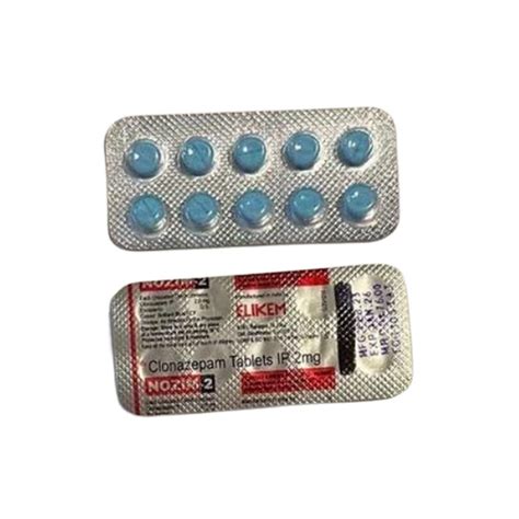 Nozim Clonazepam 2 Mg Tablets Medizenstore