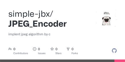 GitHub - simple-jbx/JPEG_Encoder: implent jpeg algorithm by c