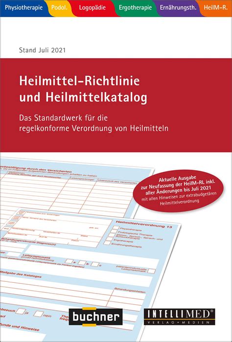 Heilmittelkatalog Mit Heilmittel Richtlinie Als Buch Heilmittelkatalog