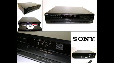 SONY CDP CE315 5 Disc Ex Change System CD Changer Player YouTube