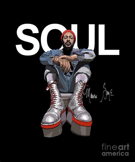 Marvin Gaye Pop Soul Digital Art by Notorious Artist - Fine Art America