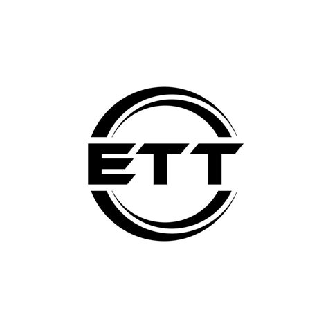 ett letter logo design  illustration vector logo calligraphy