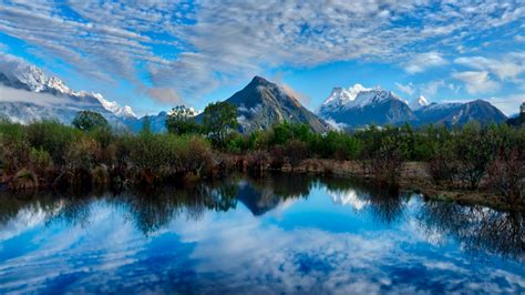 Masaüstü Trey Ratcliff Fotoğraf Manzara Yeni Zelanda Dağlar Su