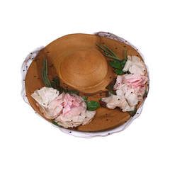 Edwardian Straw Hat With Pussy Willows For Sale At 1stDibs Straw Pussy Pussy Straw