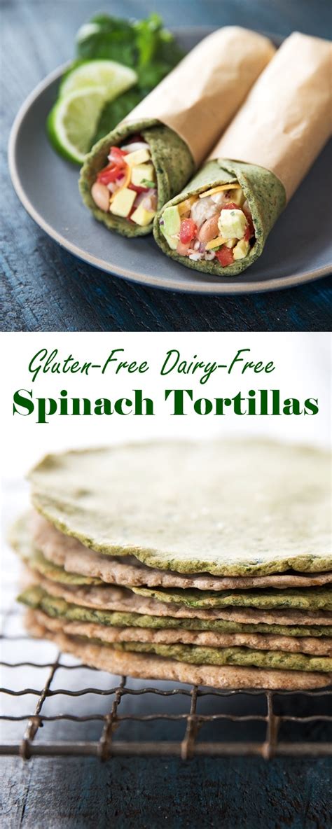 Gluten Free Spinach Tortillas Recipe Also Vegan And Starch Free