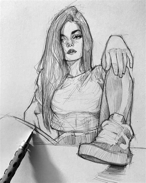 Art Sketchbook Aesthetic Pencil Art Sketches Pencil Portrait Drawing