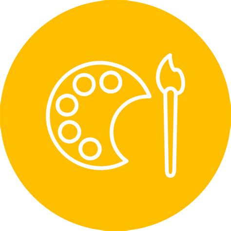 Paint Palette Generic Color Fill Icon