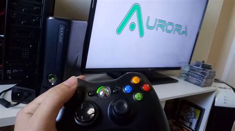 Demonstração Do Sistema Operacional Aurora No Xbox 360 Com