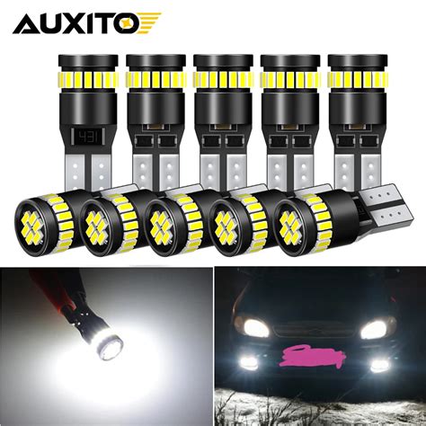 Auxito Pcs V T Led Light W W Led Bulb Super Bright Canbus No